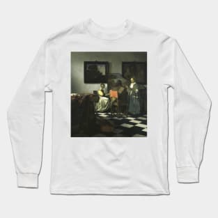 Stolen Art - The Concert by Johannes Vermeer Long Sleeve T-Shirt